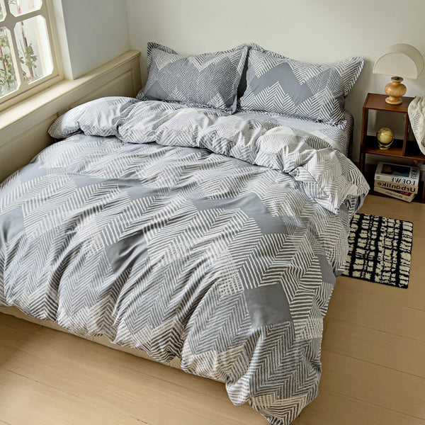 TENDIDO ACOLCHADO ROMA PRINT TWEED GRIS