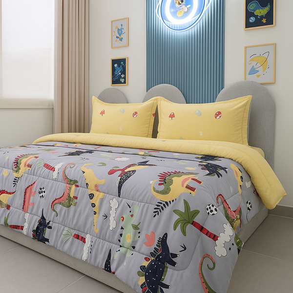 TENDIDO ACOLCHADO PRINT DINOSAURIOS