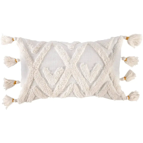 FUNDA DE COJÍN RECTANGULAR MUMBAI BEIGE