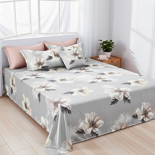 JUEGO DE SÀBANA PRIMAVERA GRIS
