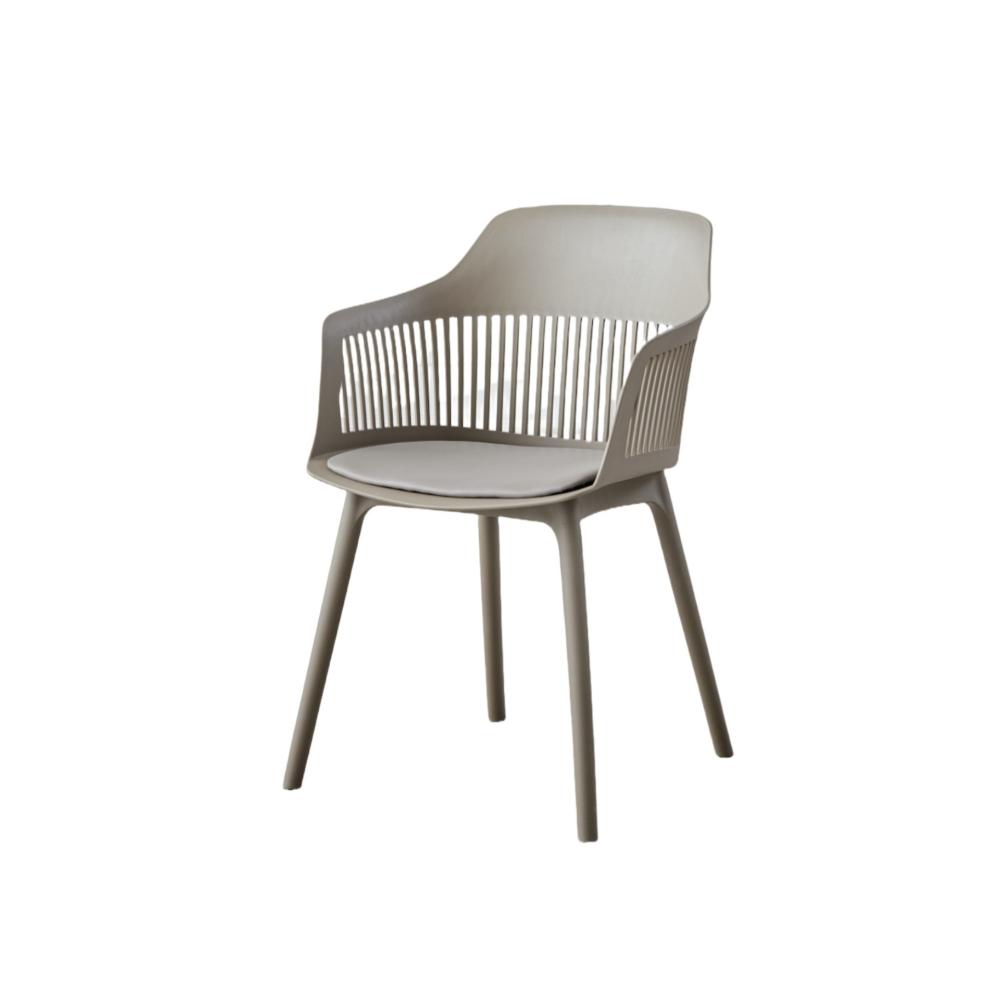 SILLA CON COJIN MAX TAUPE