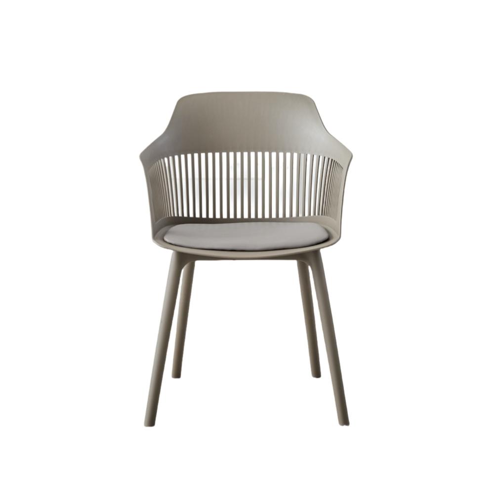 SILLA CON COJIN MAX TAUPE