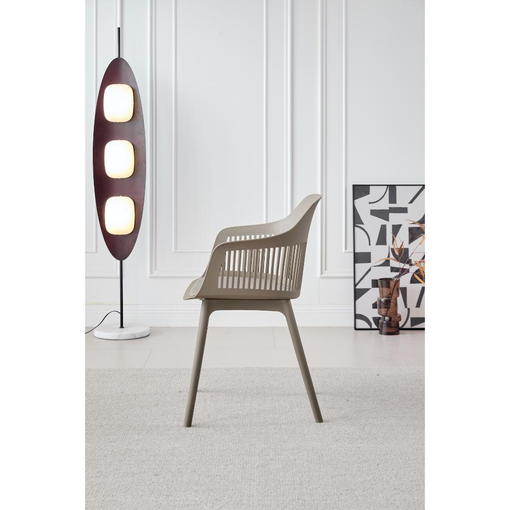 SILLA CON COJIN MAX TAUPE