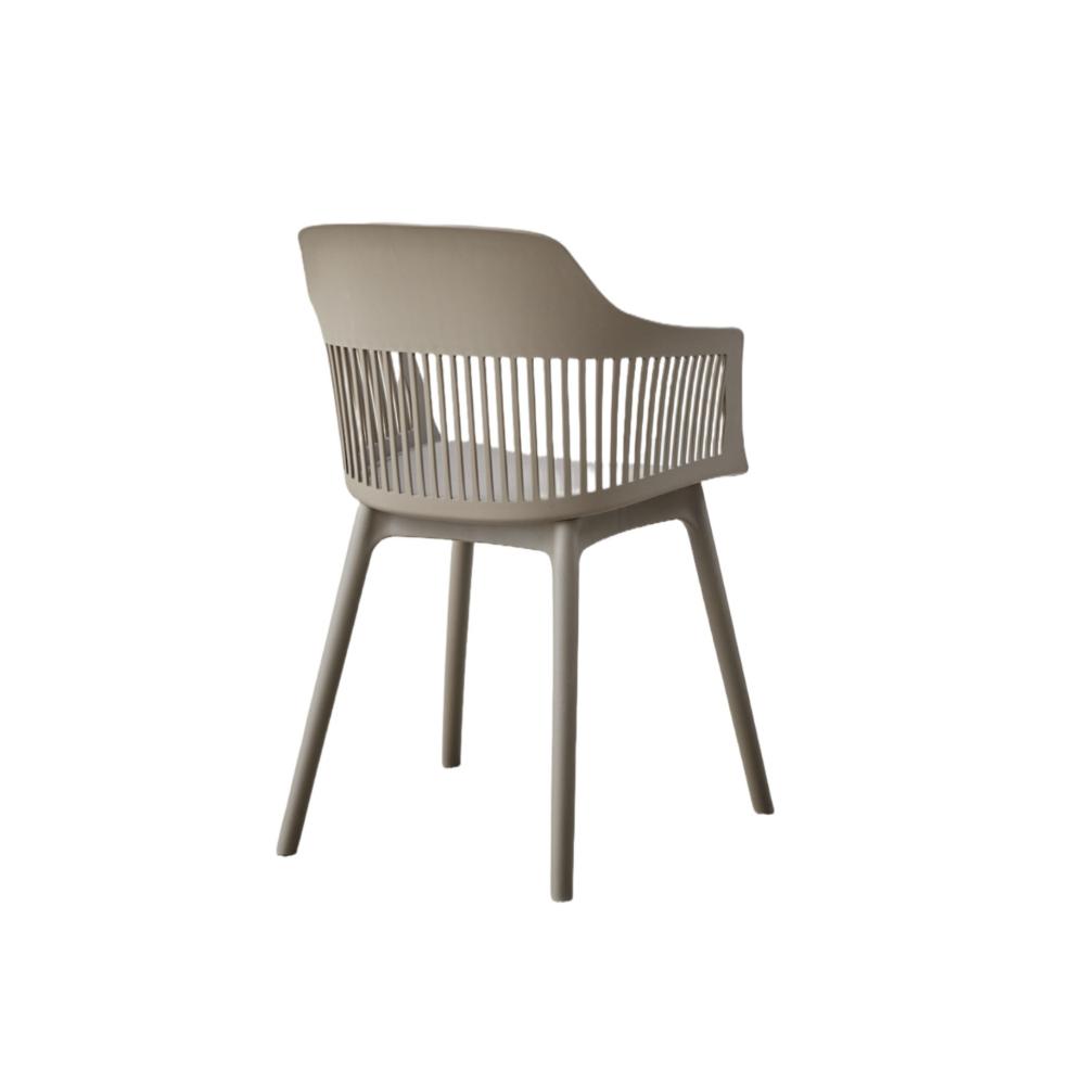 SILLA CON COJIN MAX TAUPE