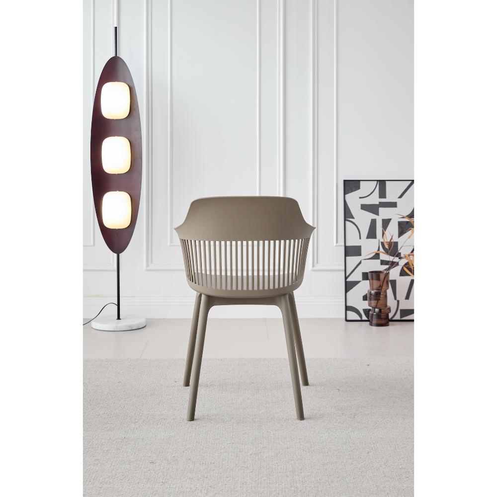 SILLA CON COJIN MAX TAUPE