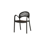 SILLA DE EXTERIOR CON BRAZOS DAYTONA BLANCA