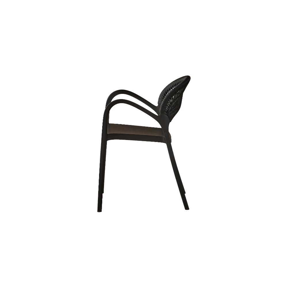 SILLA DE EXTERIOR CON BRAZOS DAYTONA BLANCA