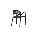 SILLA DE EXTERIOR CON BRAZOS DAYTONA BLANCA