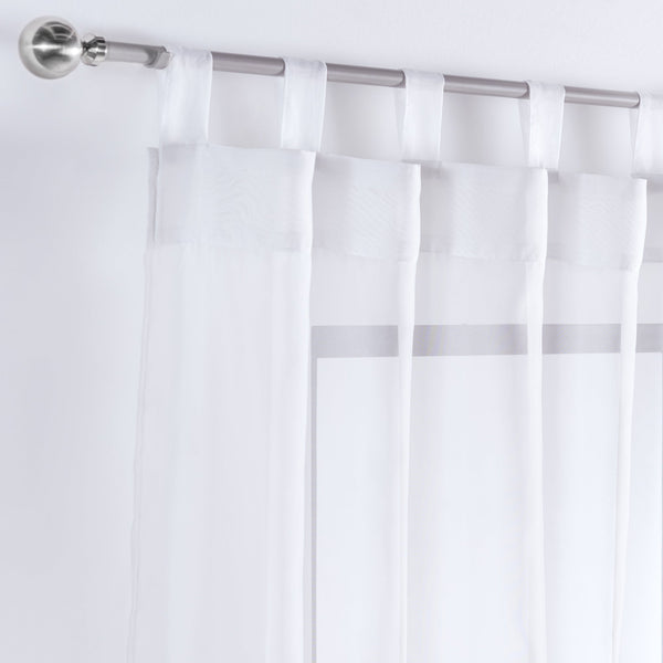 CORTINAS TRANSLÚCIDAS TERGAL BLANCO