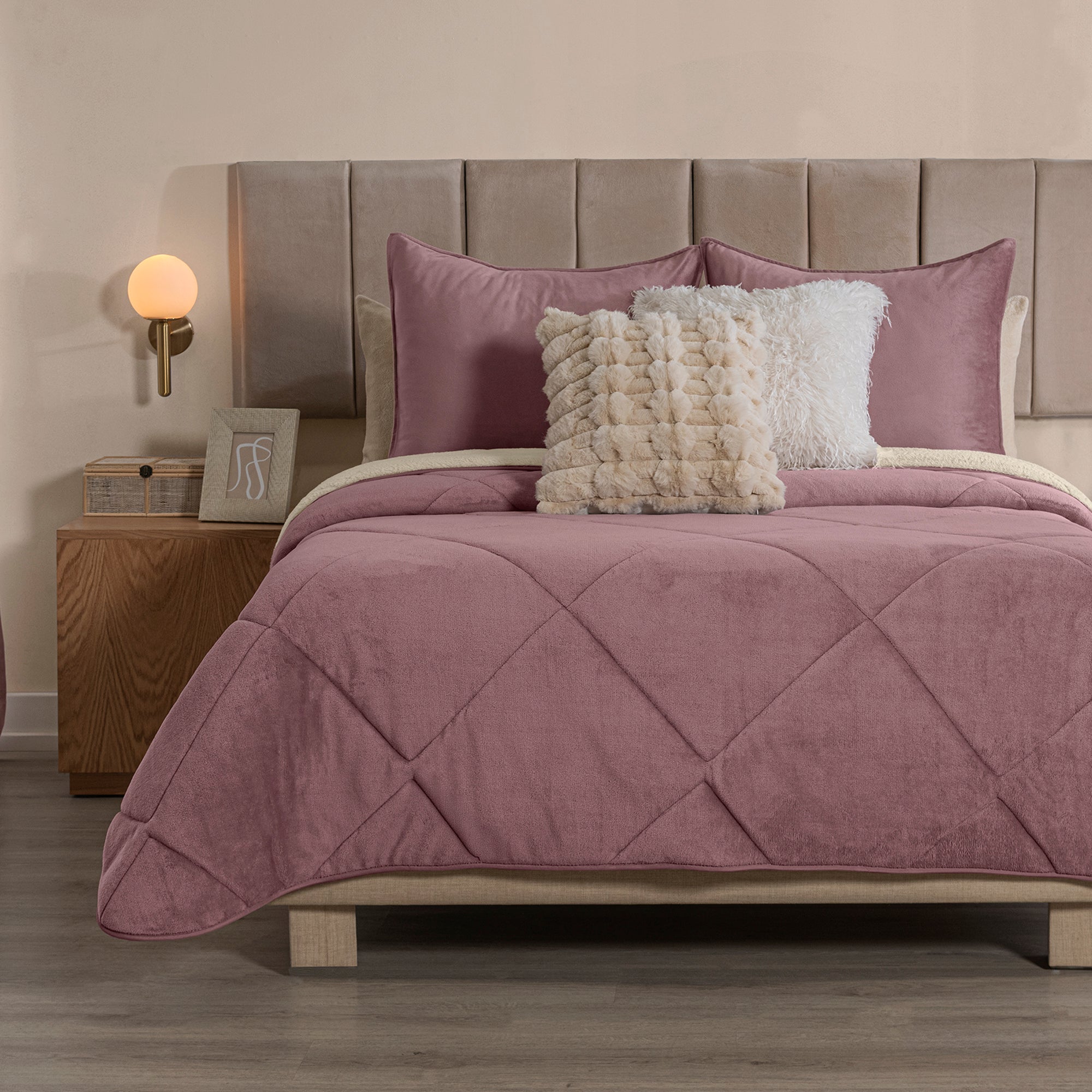 COBIJA INVERNAL LILA