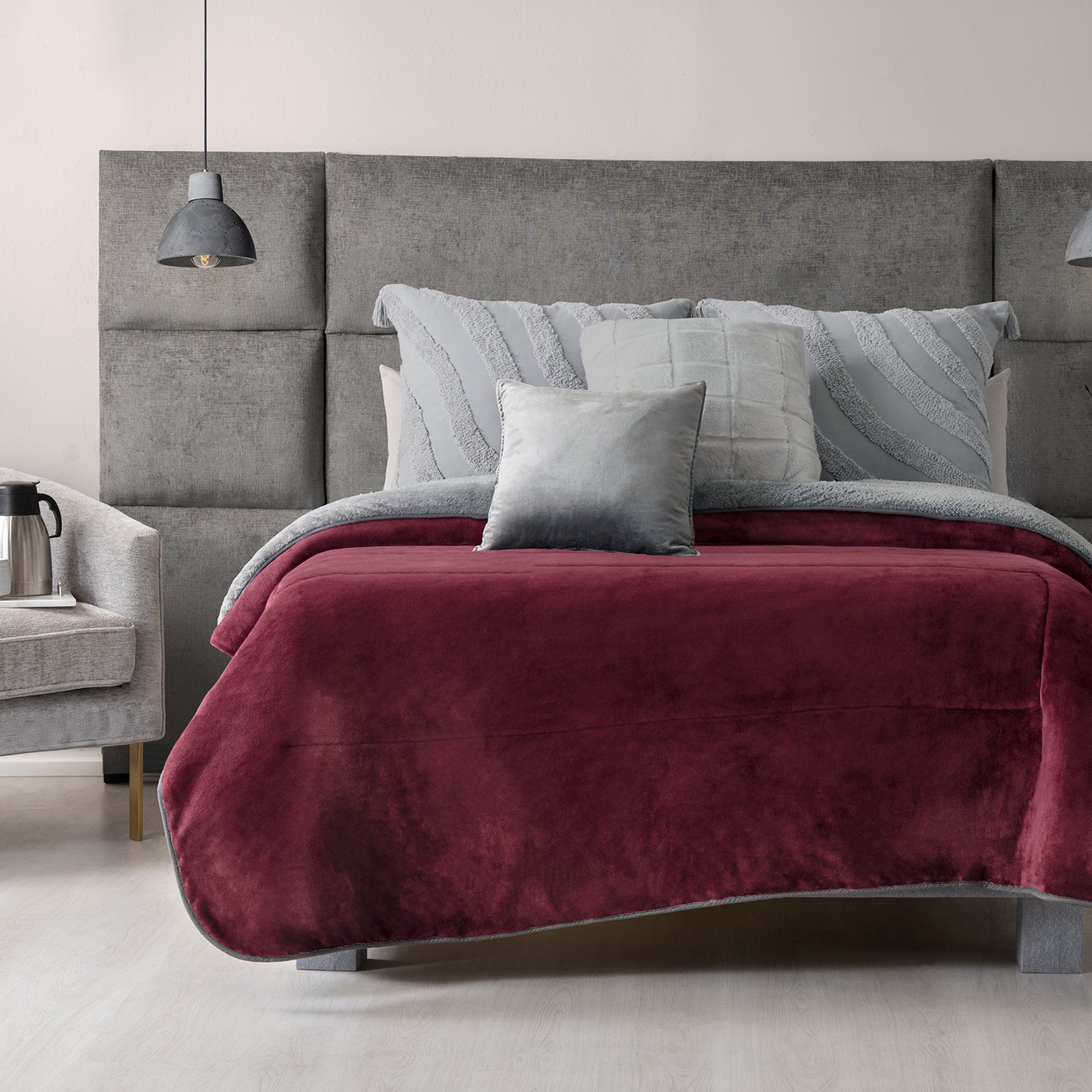 COBIJA INVERNAL TINTO