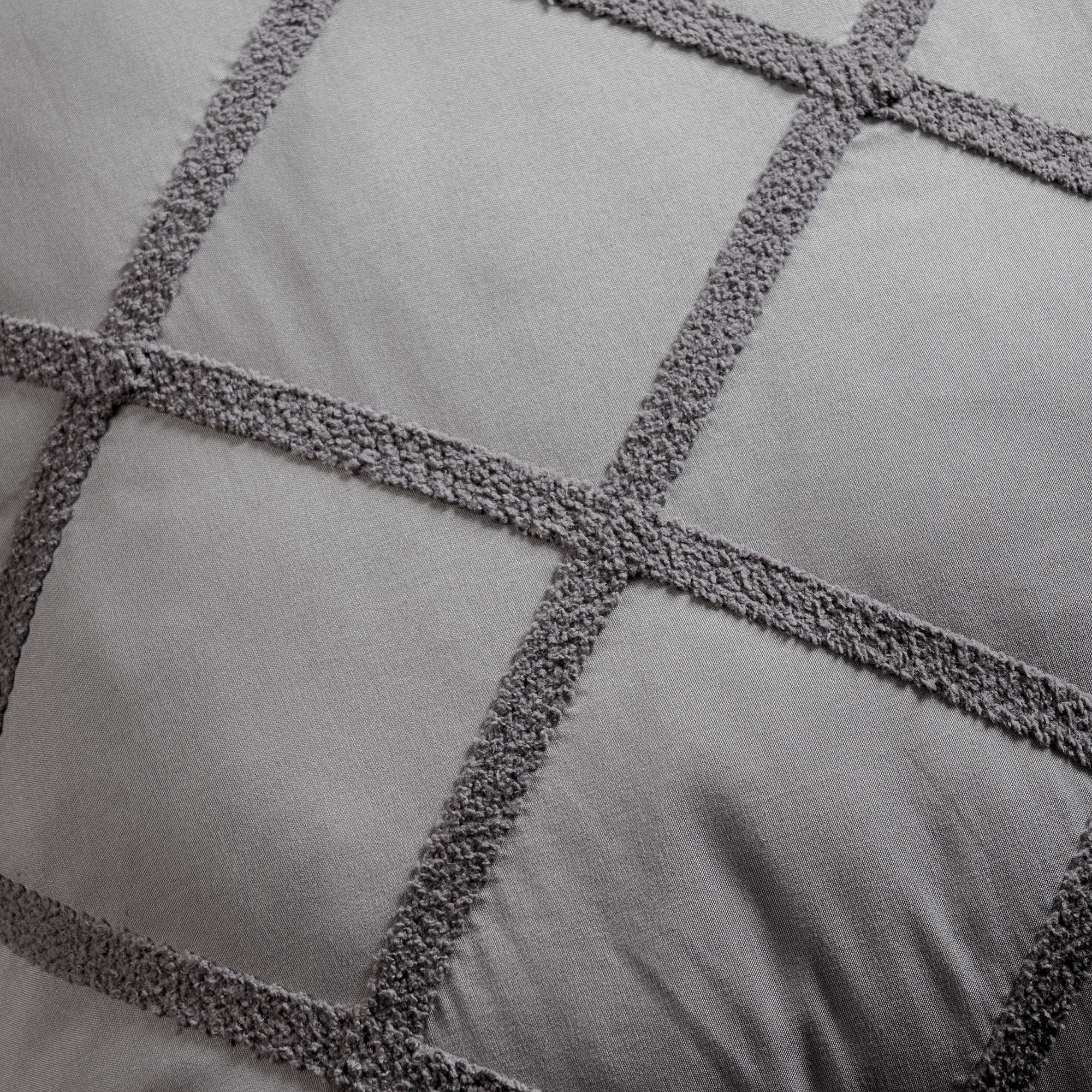 FUNDA DE ALMOHADA GRIS NEUTRAL