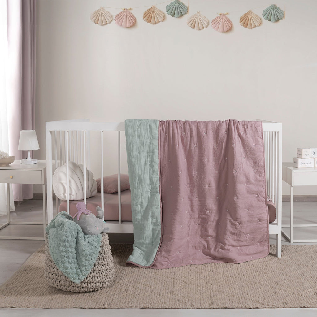 EDREDÓN BABY VOGA MUSELINA MINT