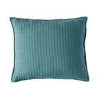 FUNDA DE ALMOHADA WAFFLE TURQUESA