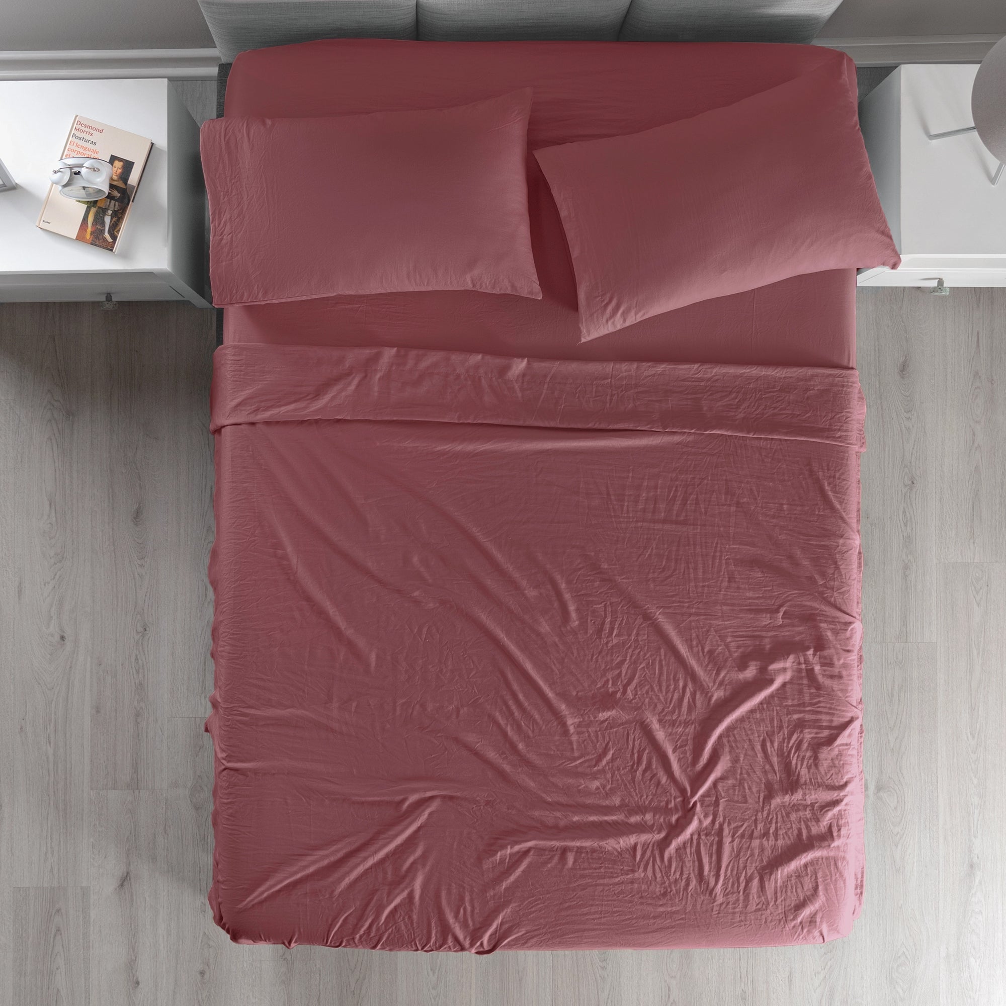 SÁBANAS VIASOFT WASHED BLUSH