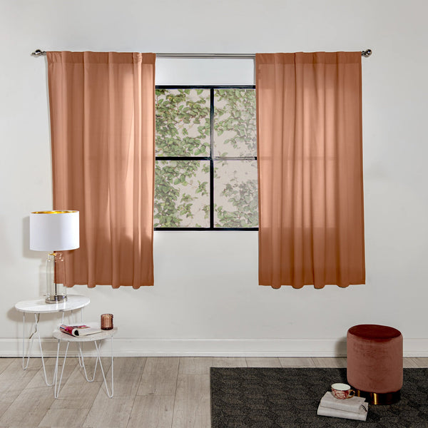 CORTINAS VIASOFT TERRACOTA