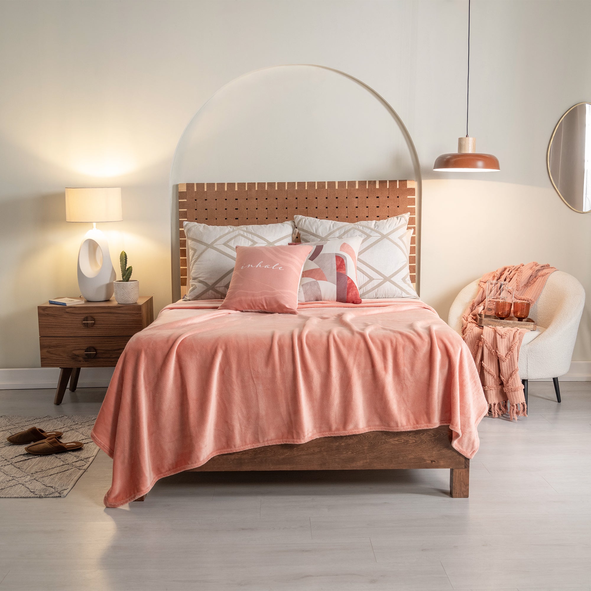 COBIJA LIGERO TERRACOTA