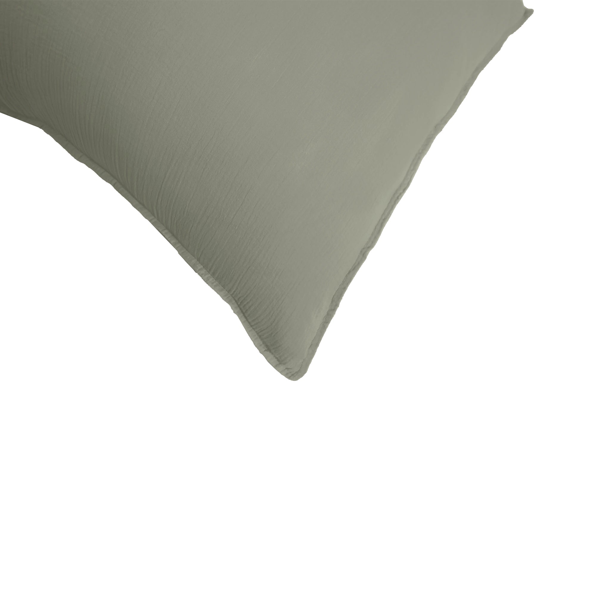 FUNDA DE ALMOHADA MUSELINA SALVIA
