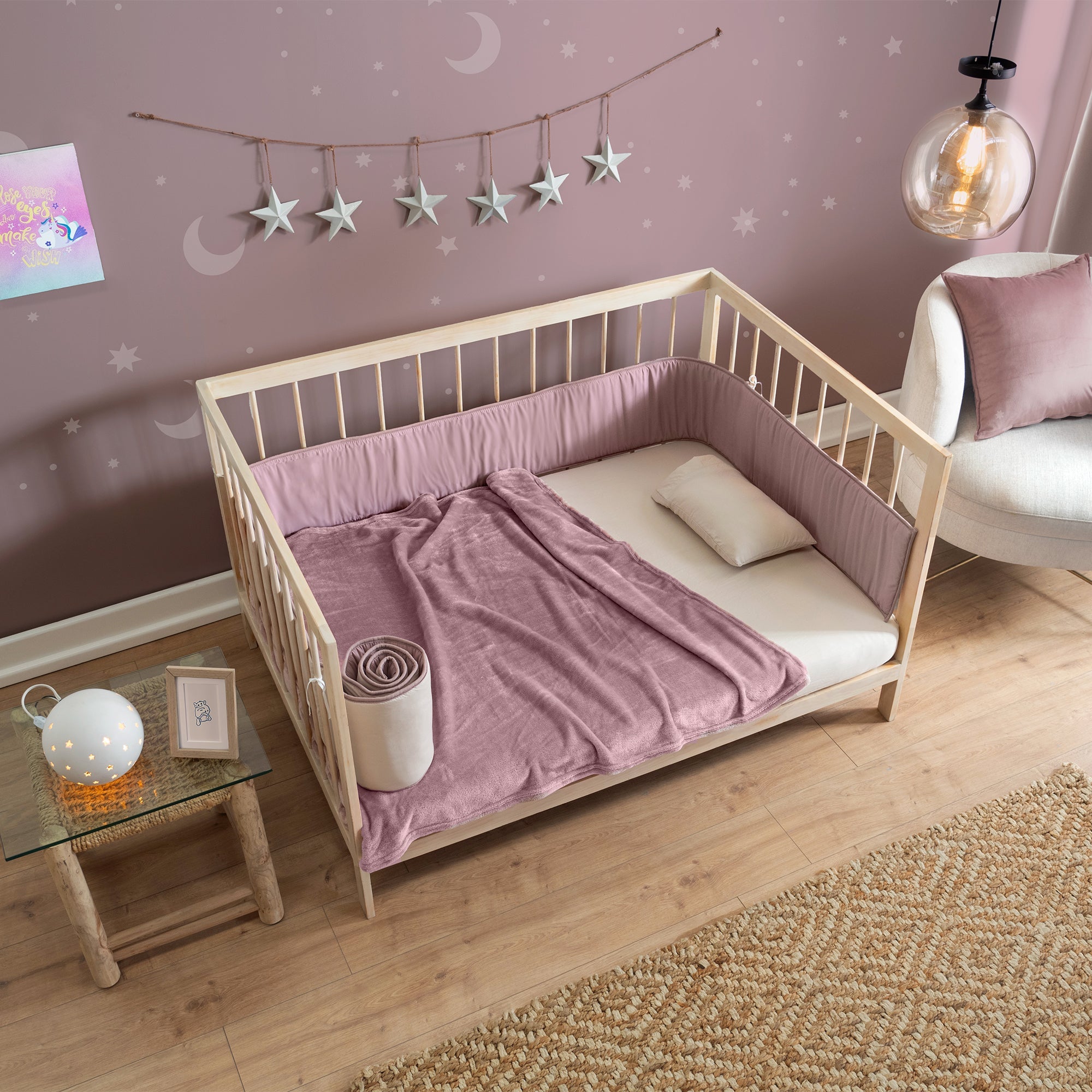 COBIJA BABY LIGERA LILA