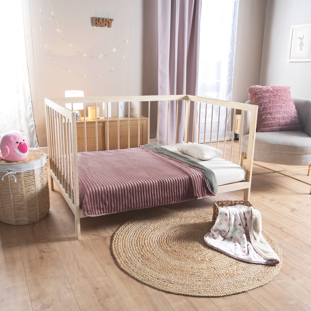 COBIJA BABY SIBERIA LILA