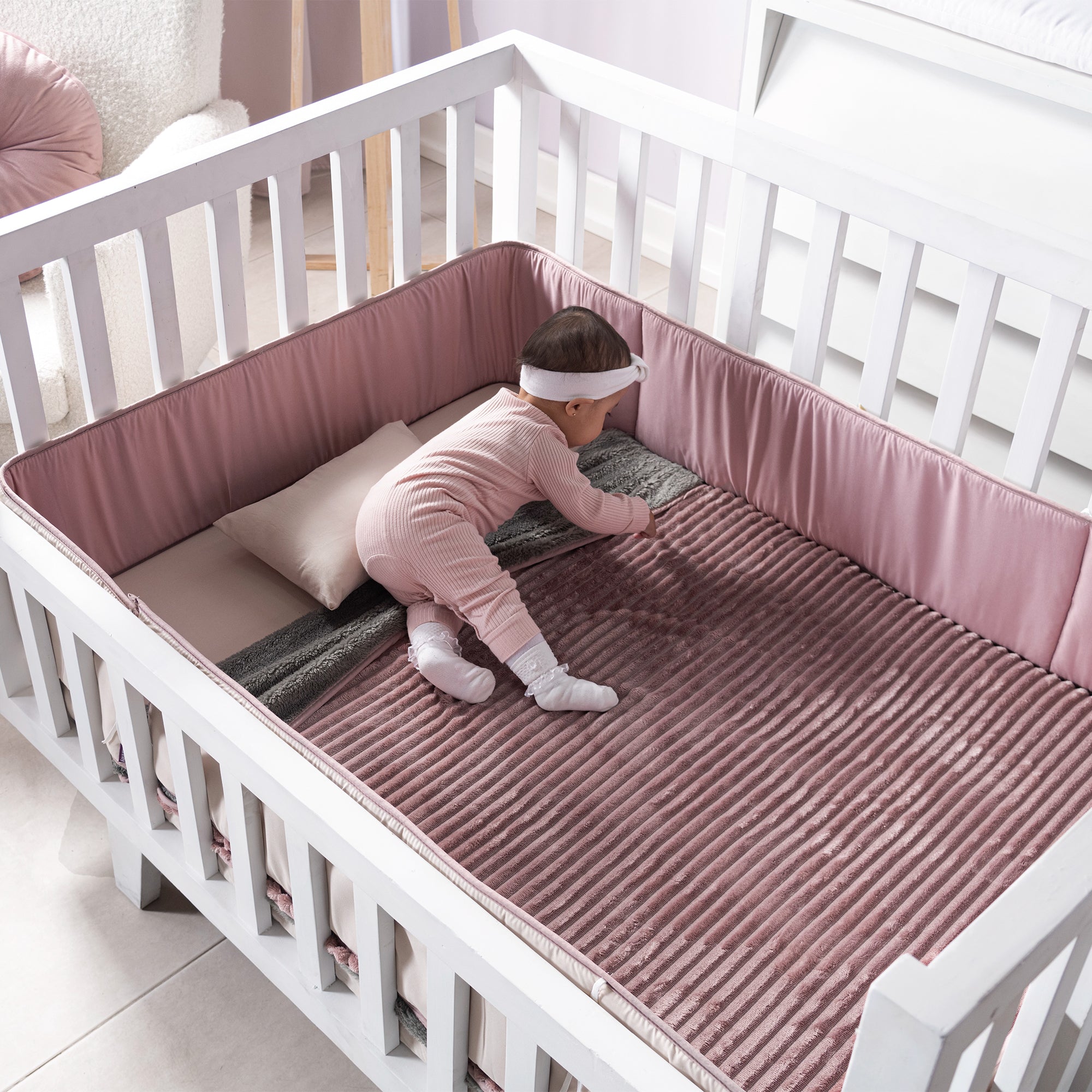 COBIJA BABY SIBERIA LILA