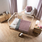 COBIJA BABY SIBERIA LILA