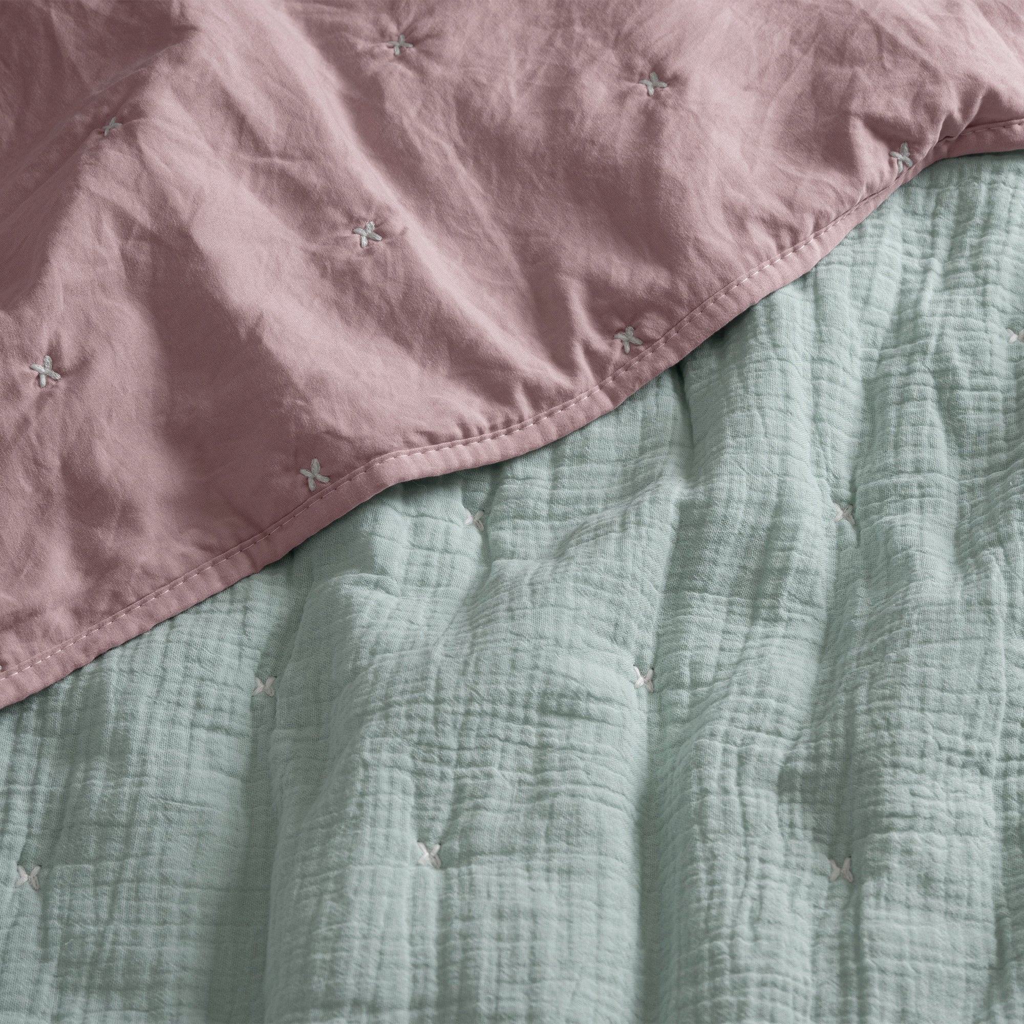 MANTA BABY VOGA MUSELINA MINT