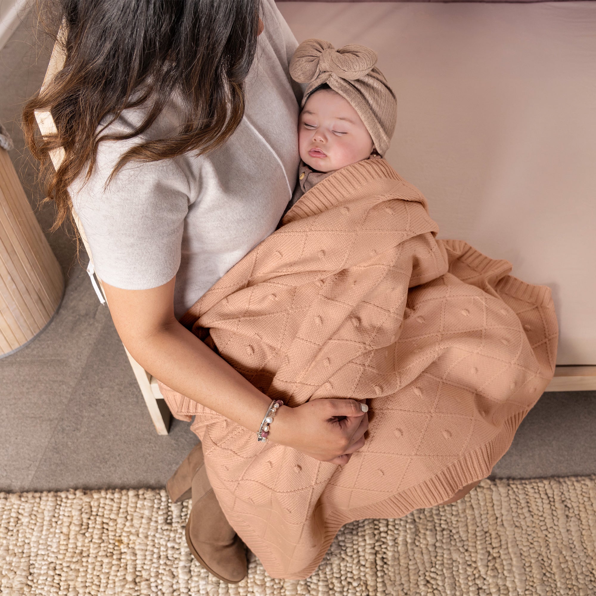 COBIJA BABY VOGA ROSA