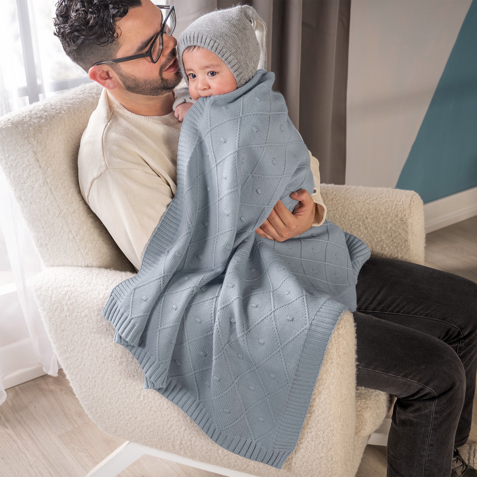 COBIJA BABY VOGA AZUL