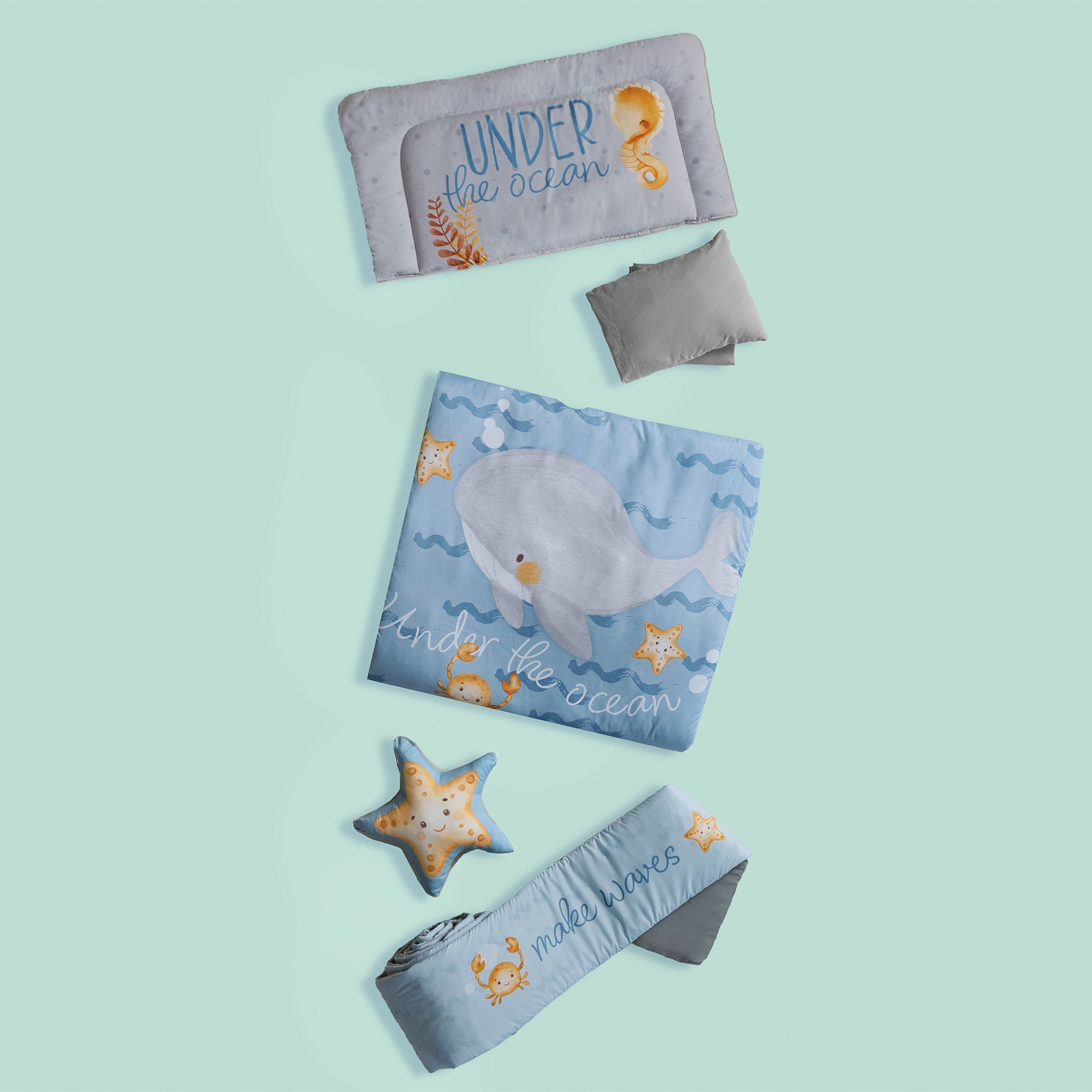 JUEGO DE EDREDÓN BABY BALLENITA