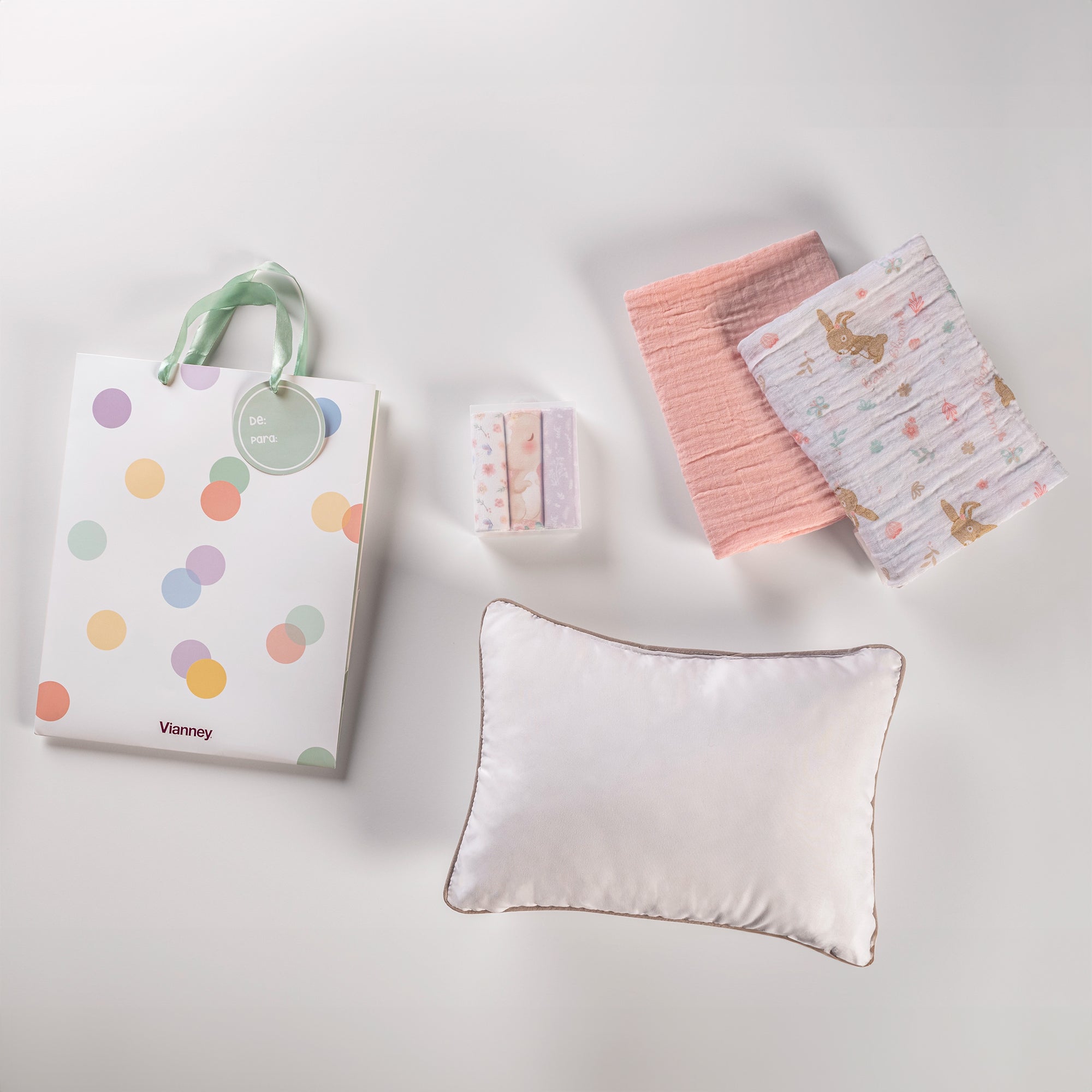 KIT DE REGALO MUSELINA CONEJITAS