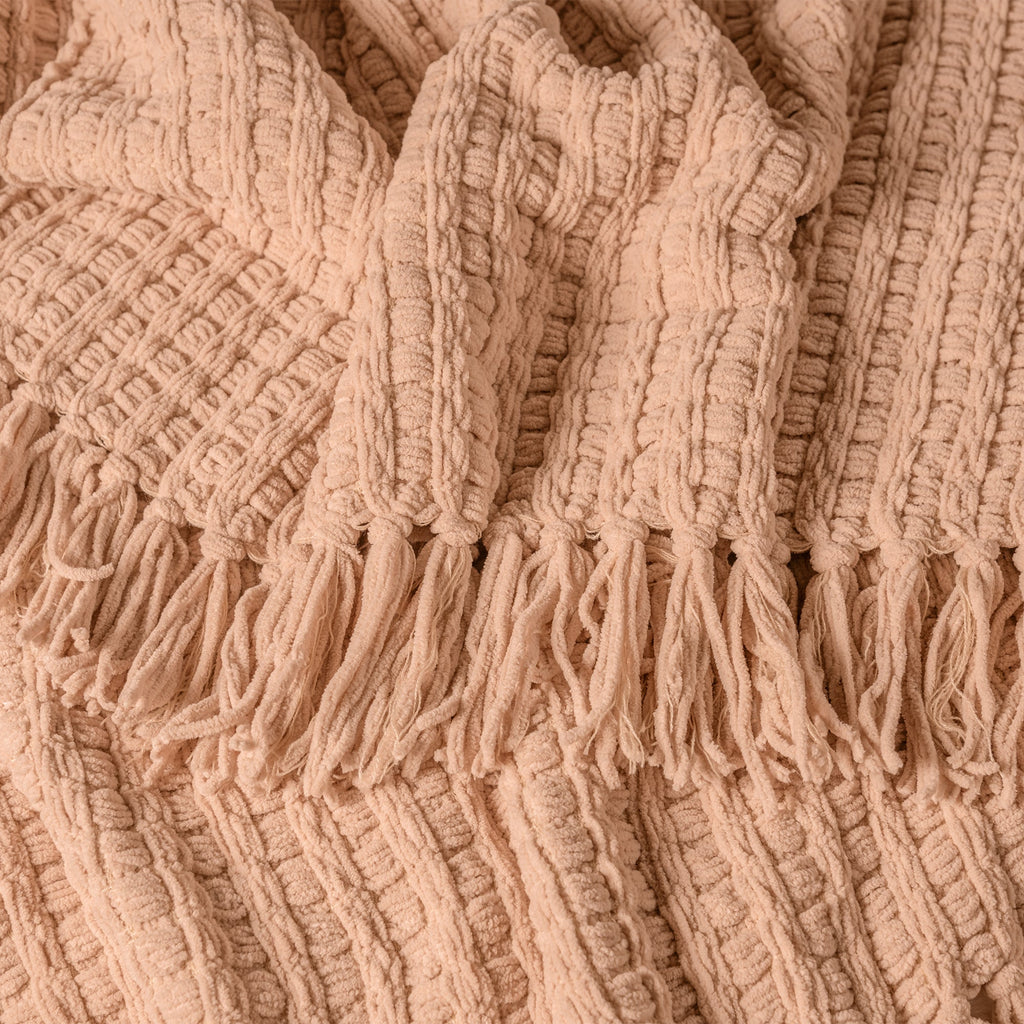 COBIJA EVEREST CHENILLE ROSE