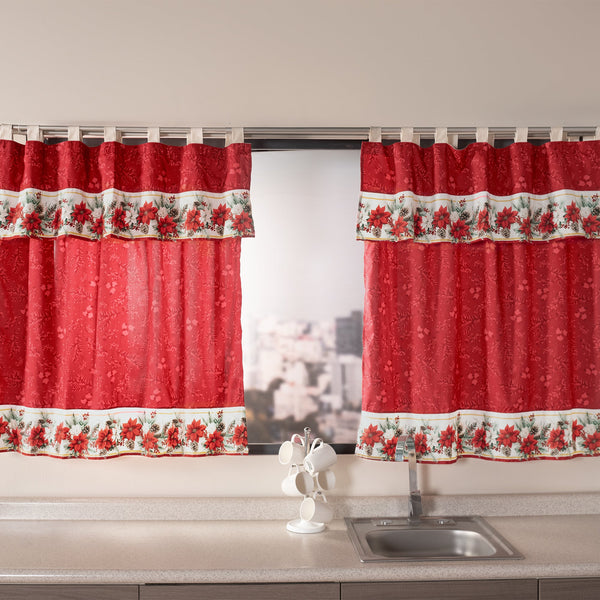 CORTINA DE COCINA NOCHE BUENA