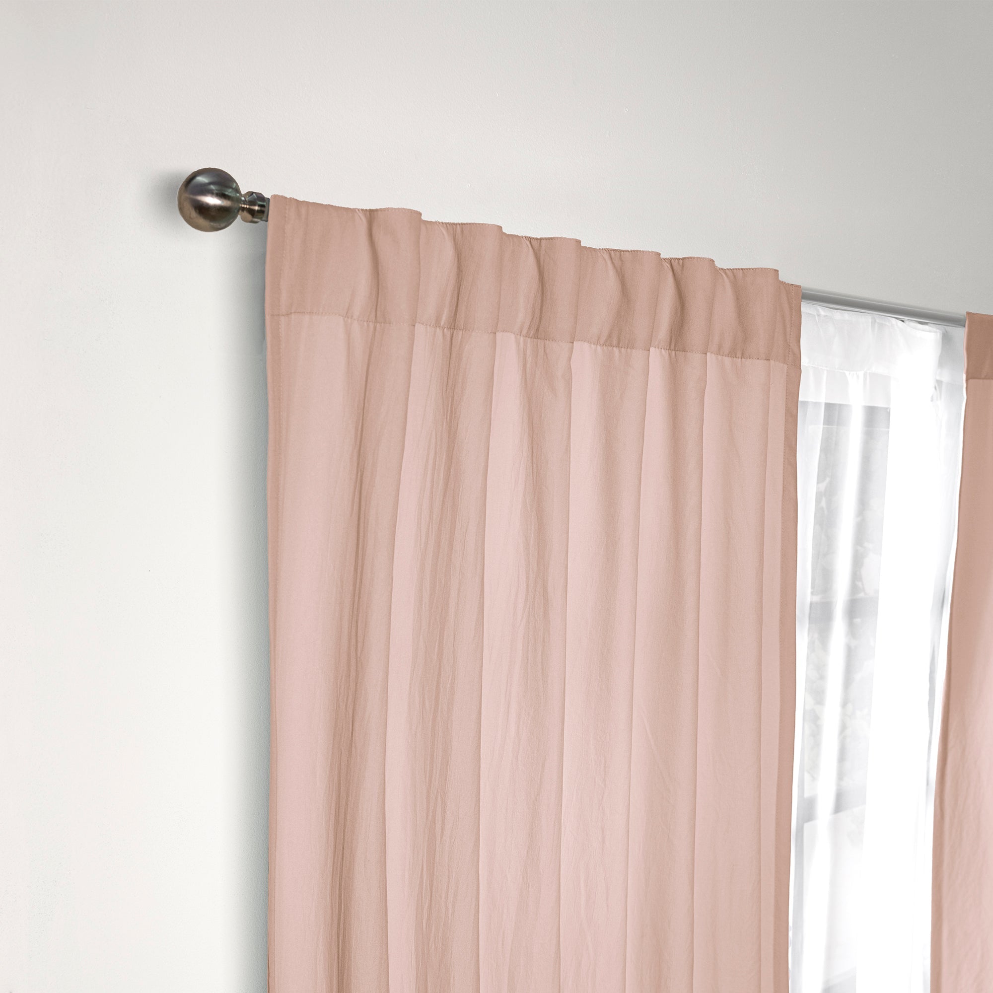 CORTINAS VIASOFT WASHED SWEET PINK