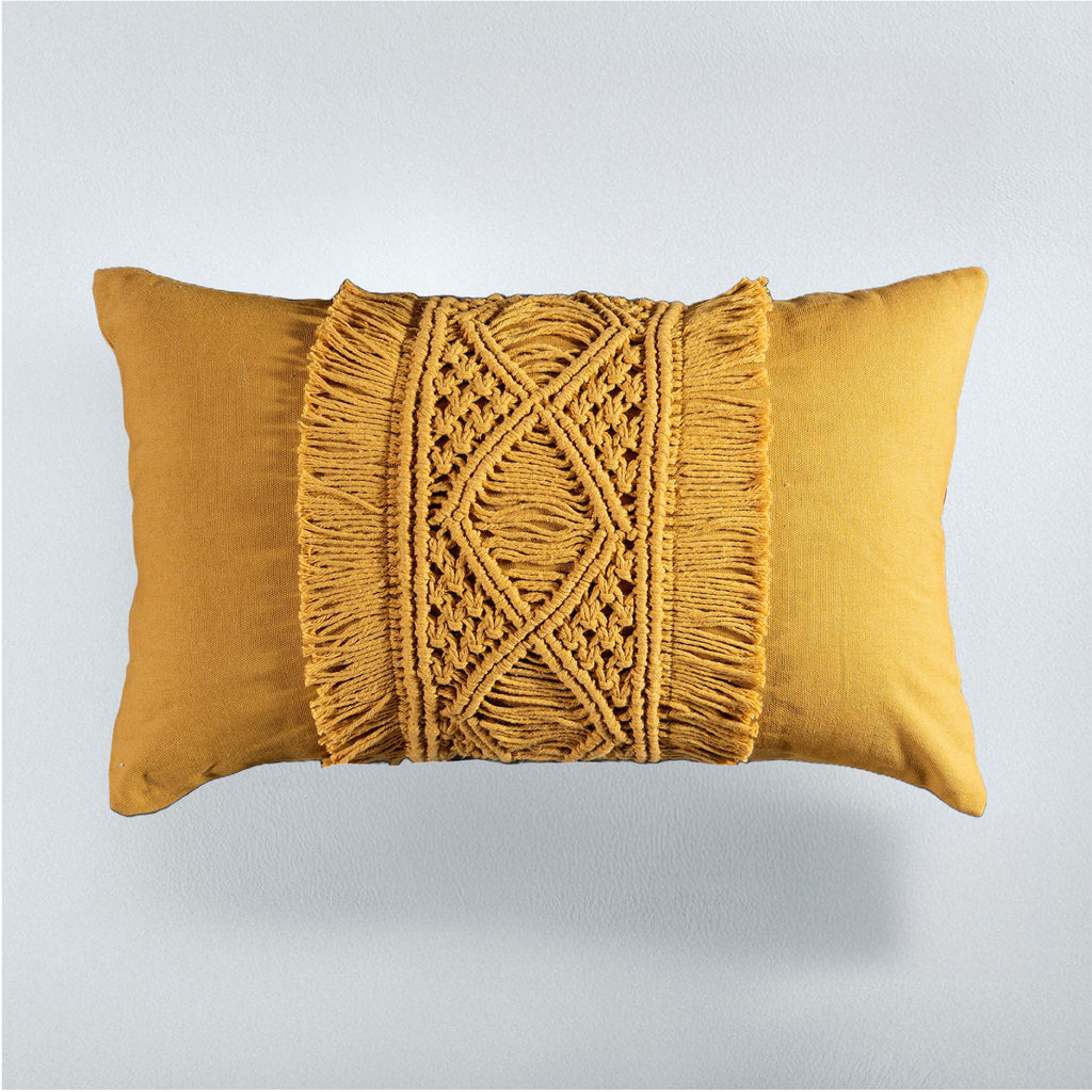 FUNDA DE COJÍN MACRAME AMBER