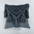 FUNDA DE COJÍN MACRAME INDIGO