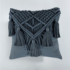 FUNDA DE COJÍN MACRAME INDIGO