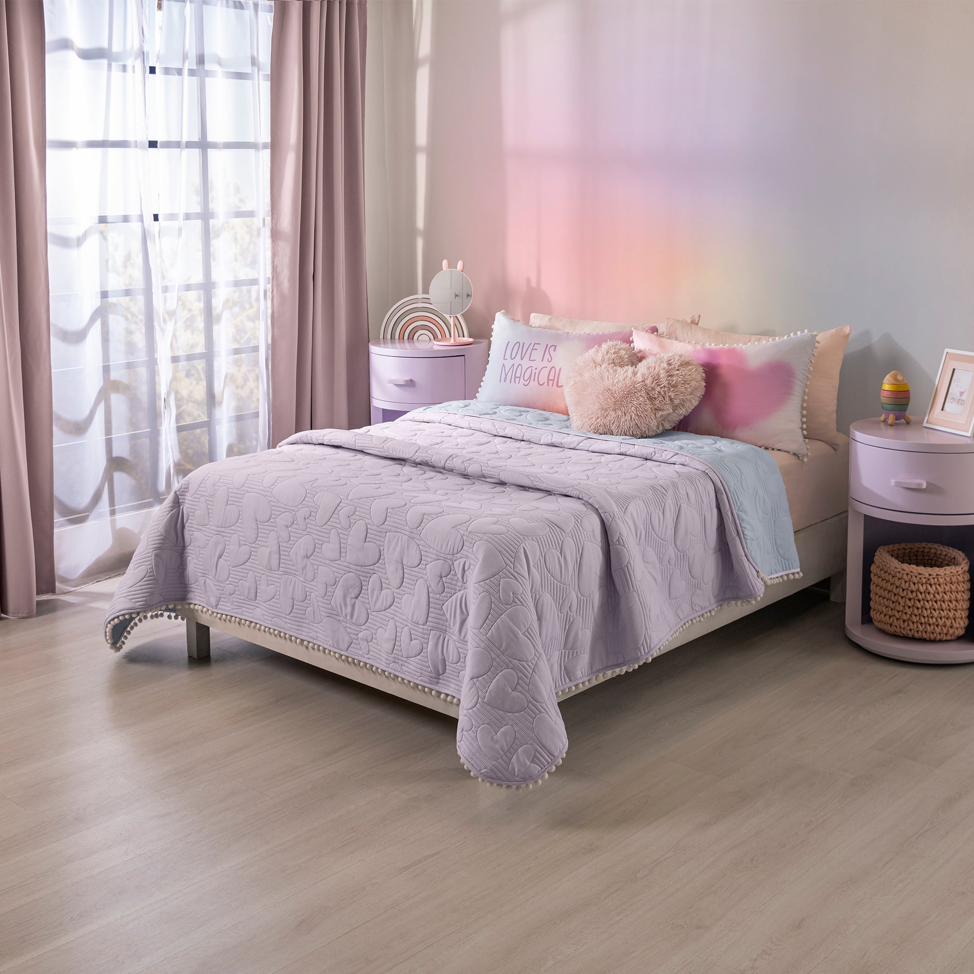 JUEGO DE EDREDÓN LOVE