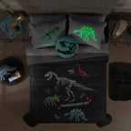 JUEGO DE EDREDÓN TIRANOSAURIO