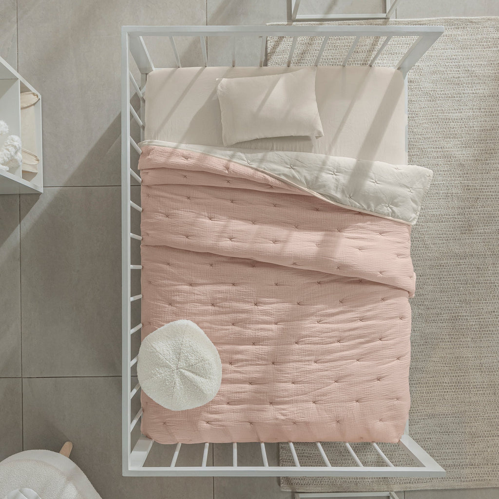 EDREDÓN BABY VOGA MUSELINA SWEET PINK