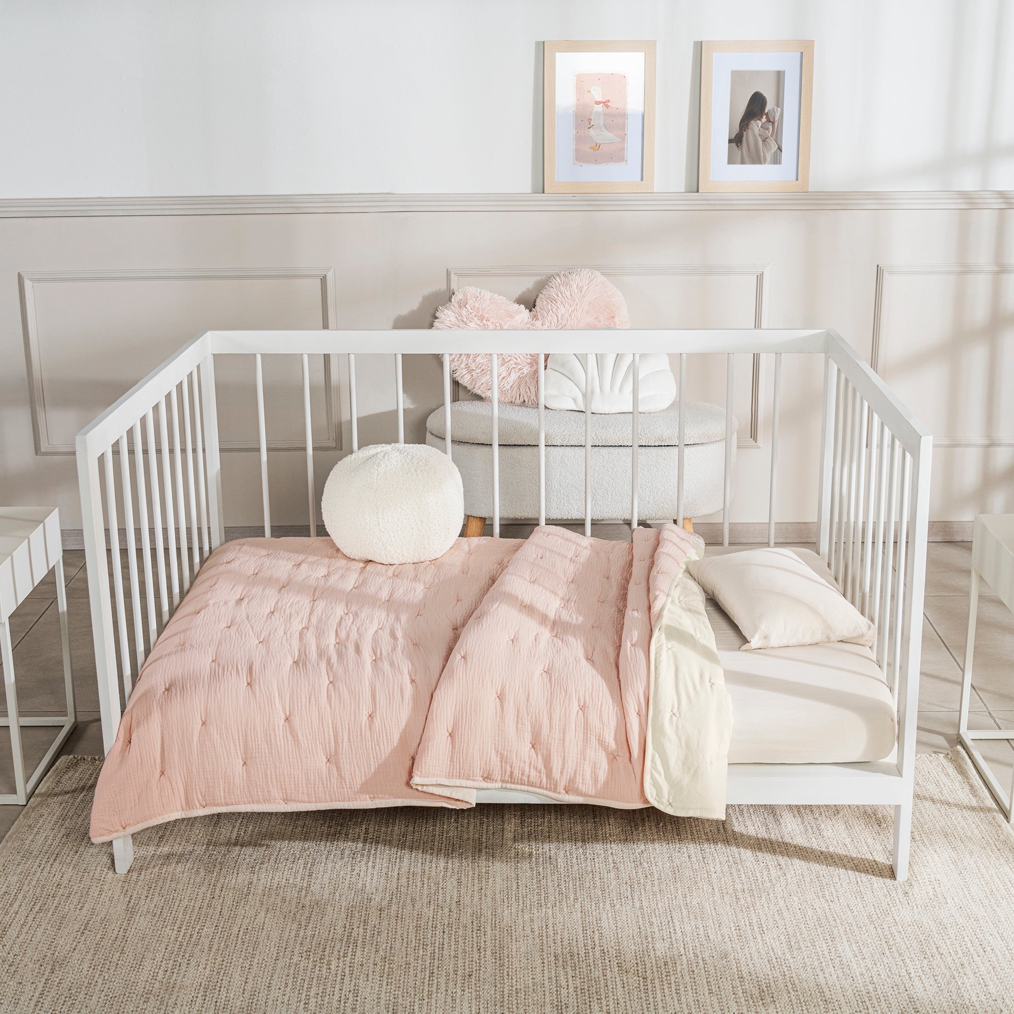 EDREDÓN BABY VOGA MUSELINA SWEET PINK