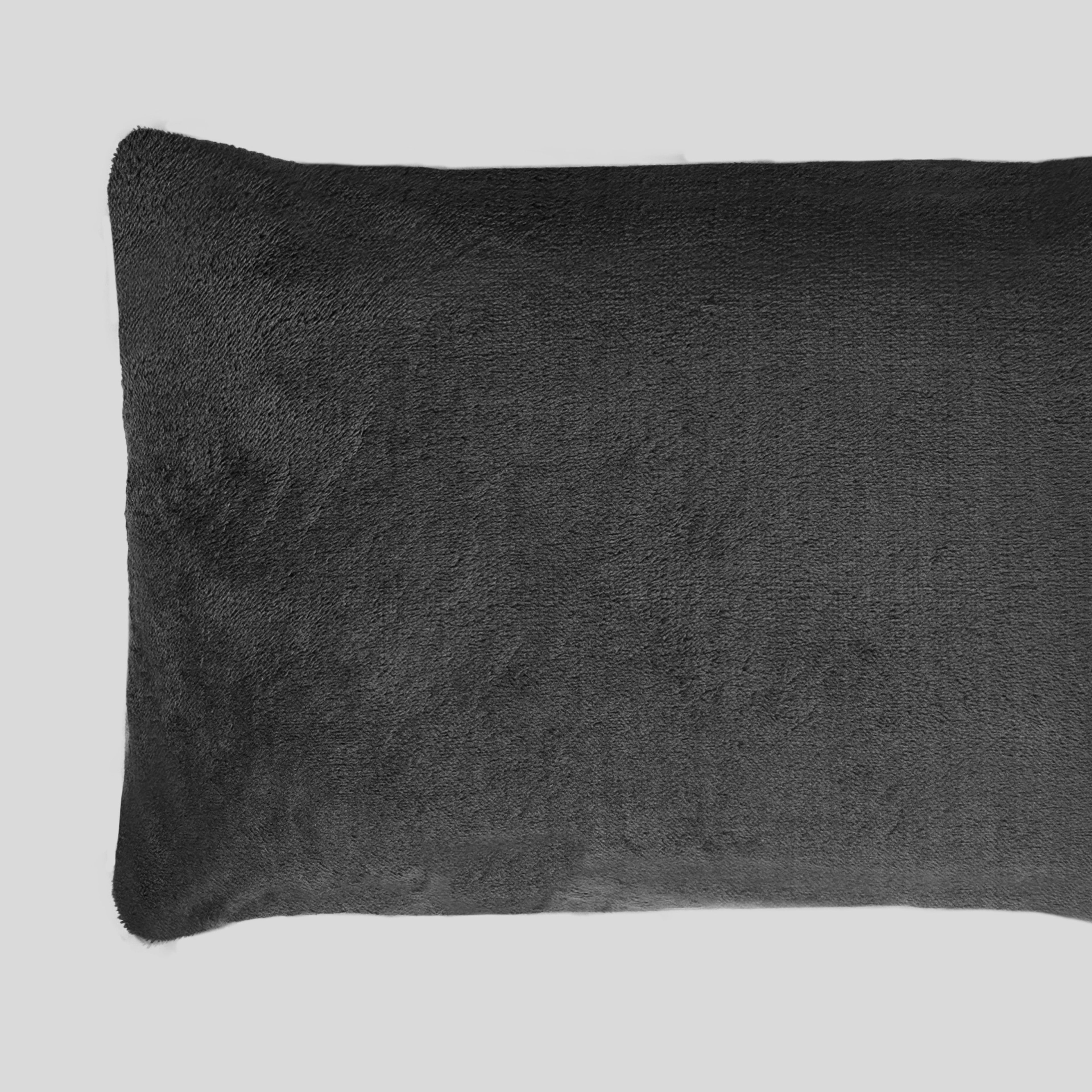 FUNDA DE ALMOHADA ALPES NEGRO