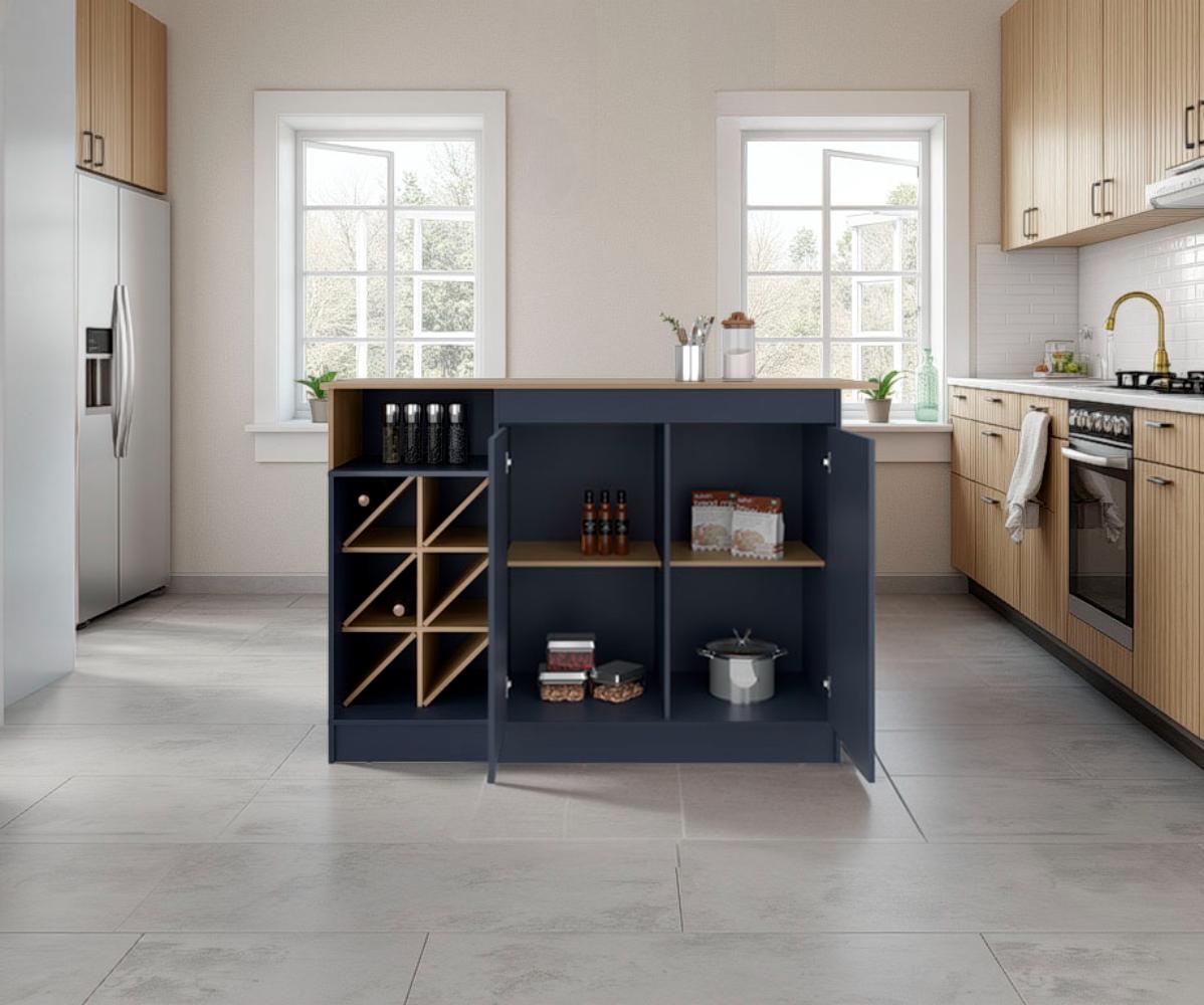 BARRA DE COCINA LUGANO FRESNO EUROPEO