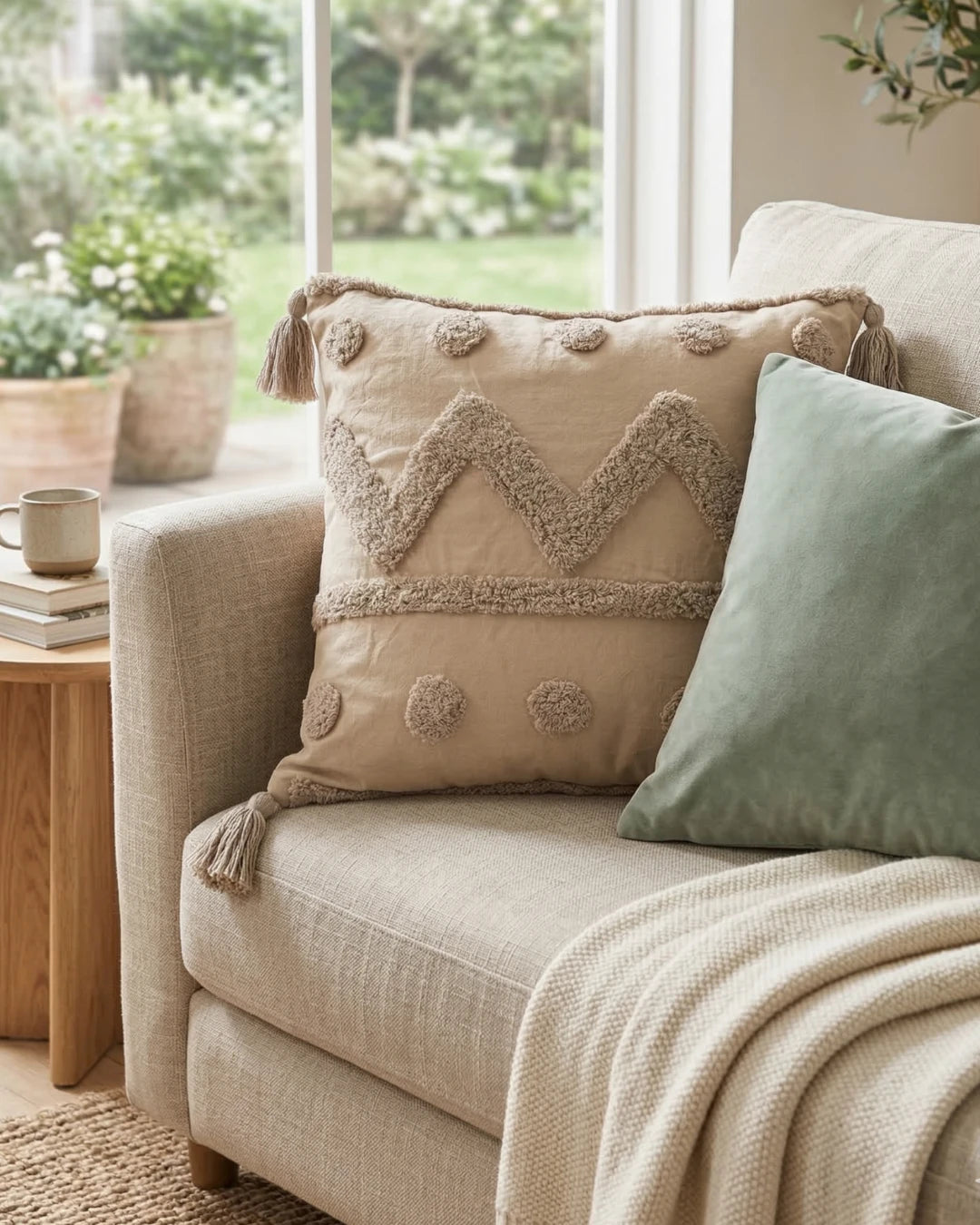 COJÍN RUSTIC / REF 122 / BEIGE