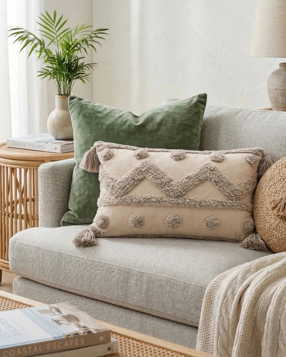 COJÍN RUSTIC / REF 123 / BEIGE