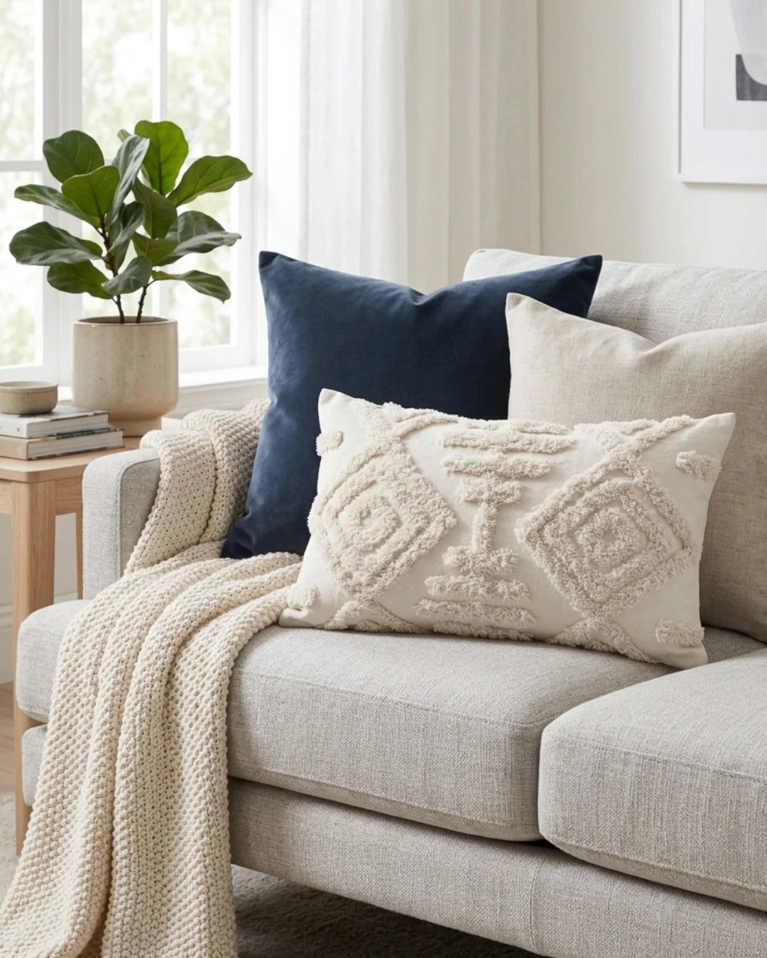 COJÍN RUSTIC / REF 145 / CRUDO