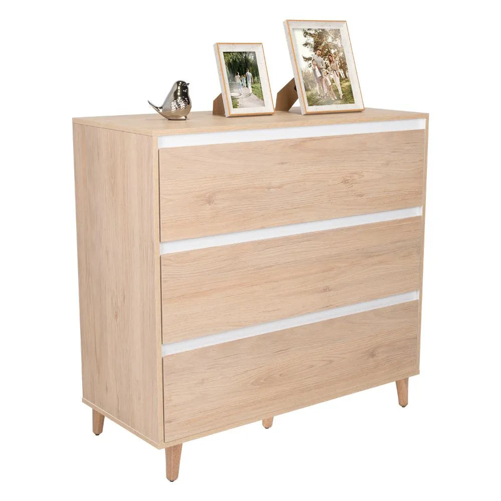 ORGANIZADOR DURHAM BEIGE Y BLANCO
