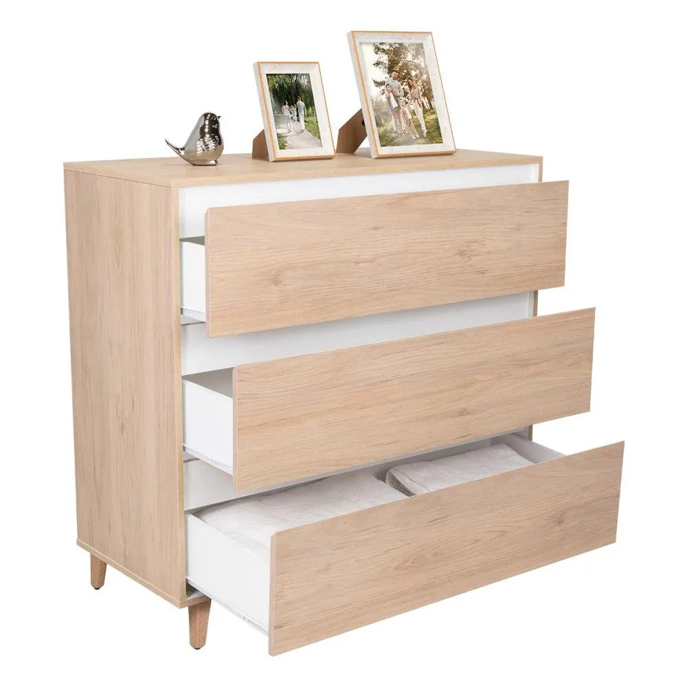 ORGANIZADOR DURHAM BEIGE Y BLANCO