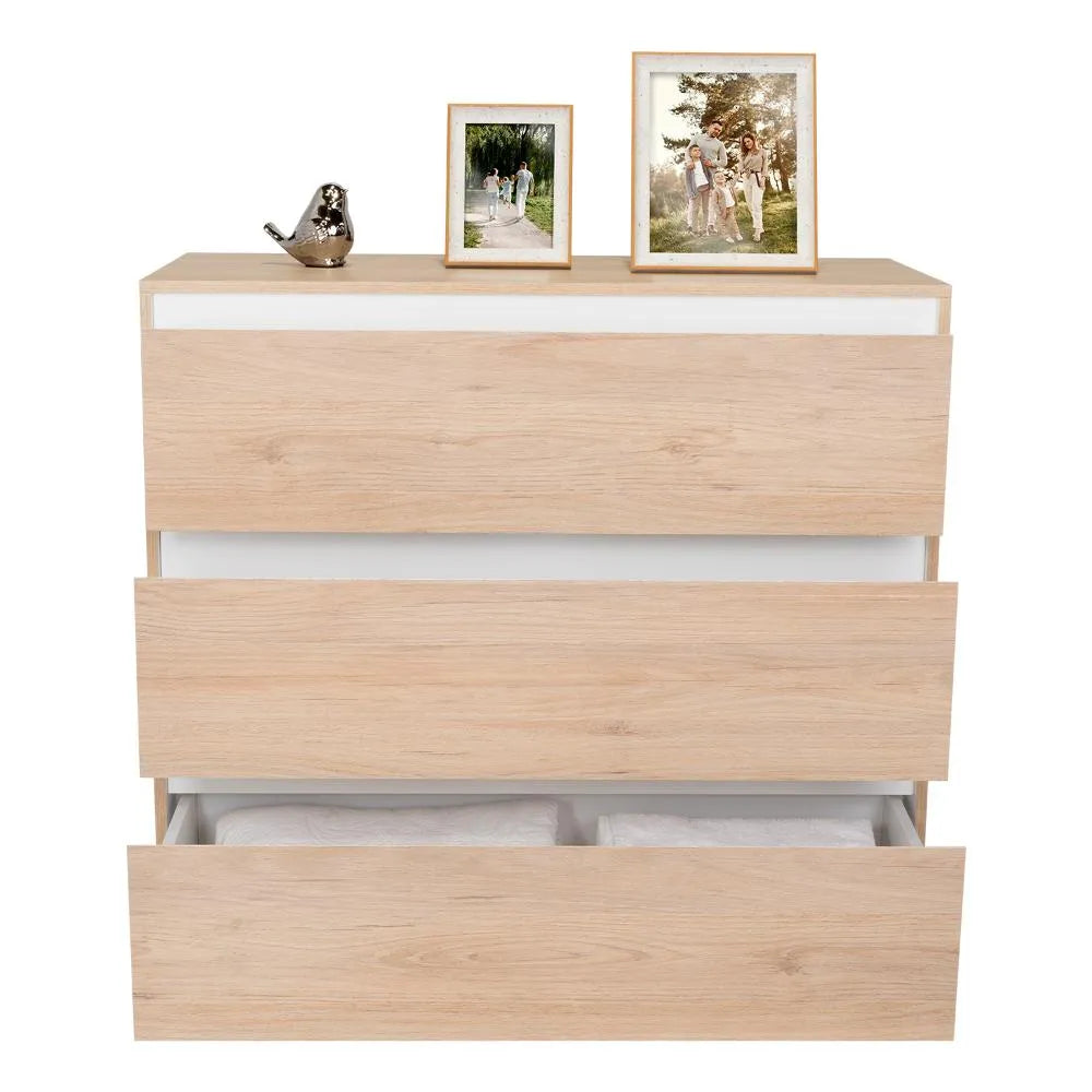 ORGANIZADOR DURHAM BEIGE Y BLANCO