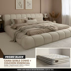 COMBO CAMA COWIE + COLCHÓN ESSENCIAL